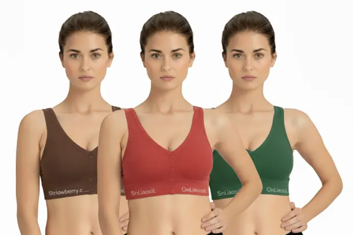 Plain Sports Bra for Women Girls (Free Size Bra Fit to 28-30-32-34) | Combo Pack of 3 Multicolor