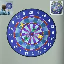Magnetic Large Dart Board Set 35 cms with 4 Darts