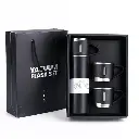 Vacuum Flask Set with 2 Cups, Double Wall Stainless Steel Thermo 500ml Vacuum Insulated Bottle Water Flask Gift Set with 3 Cups, Corporate Gifts for Employees Diwali Gift, (Random Color)