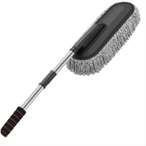 Car Dust Cleaner with Extendable Handle | Microfiber Cleaning Brush for Car, Truck, SUV | Lint-Free, Scratch-Free Auto Duster for Interior & Exterior – Washable & Reusable