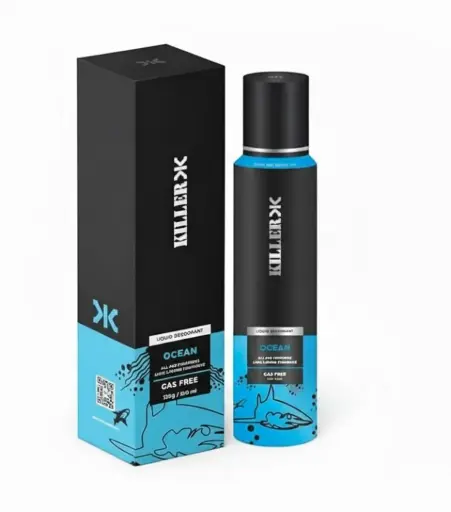 KILLER- Liquid Unisex Deodorant 150ML Each (Pack of 1)